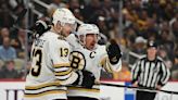 Four-goal second period helps propel Bruins past Penguins and back atop the Atlantic Division - The Boston Globe