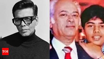 Karan Johar fondly remembers father Yash Johar on his 20th death anniversary; describes him as a ‘soulful and selfless man’ | - Times of India