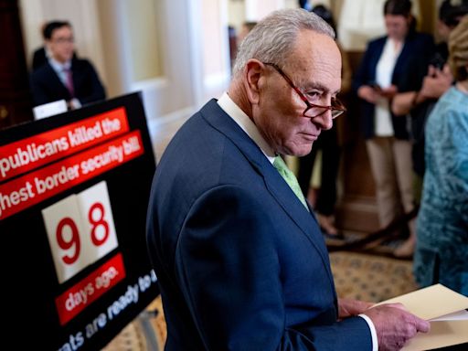 Schumer moving to give cover to Biden, Dems on border action