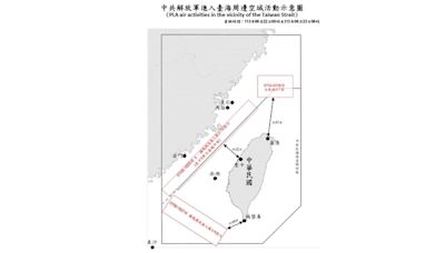 中共昨發射火箭經台灣上空 一架無人機距鵝鑾鼻49浬