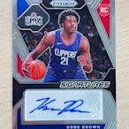 2023-24 PRIZM Kobe Brown 簽 AUTO 新人 RC 395