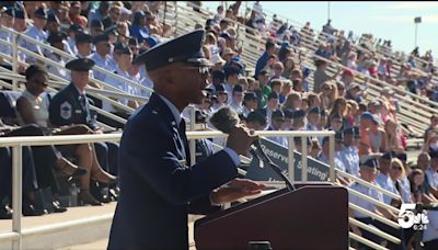 Cadet Class of 2028 finishes basic training, formally now U.S. Air Force Academy students