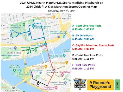 Pittsburgh Marathon 2024: When, where roads will close throughout the weekend