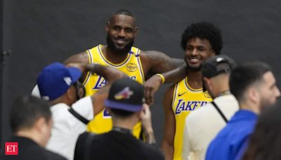 ‘Pure joy’ for King James to play alongside son