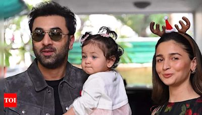 Ranbir Kapoor and Alia Bhatt's daughter Raha melts hearts with her kitten interaction | Hindi Movie News - Times of India