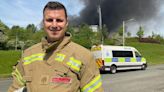 Large parcel centre fire causes huge smoke plume