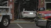 Car bursts through front of Saugus nail salon