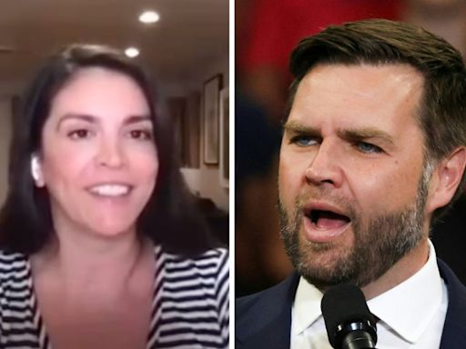 SNL’s Cecily Strong mocks Donald Trump running mate JD Vance for ‘Panic at the Disco’-style eyeliner