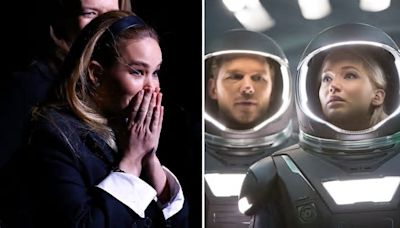 Jennifer Lawrence se sintió culpable por filmar una escena con Chris Pratt: “¿Qué he hecho?"