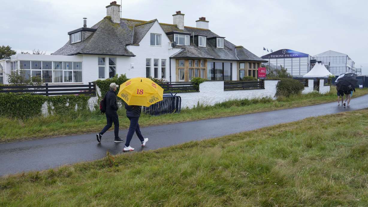 A house with best views of British Open is up for sale. It's in the middle of the Royal Troon course