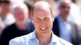 William arrives at Hugh’s wedding as Harry steers well clear