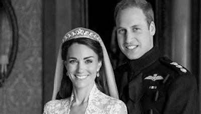 Kate Middleton y el príncipe William comparten foto inédita de boda en su 13 aniversario