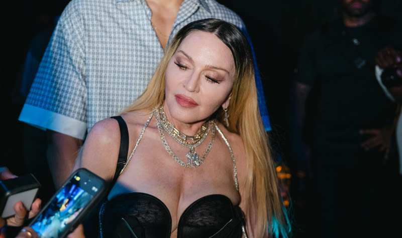Madonna Enjoys Night Out with French Singer Eric Labat at Off-White Party