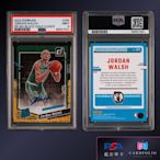 2023 Panini Donruss 265 Jordan Walsh RC Signature-Black Gold Choice /8 【PSA 9】