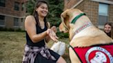 UWRF students reflect on graduation of assistance dogs from Falcon FETCH program