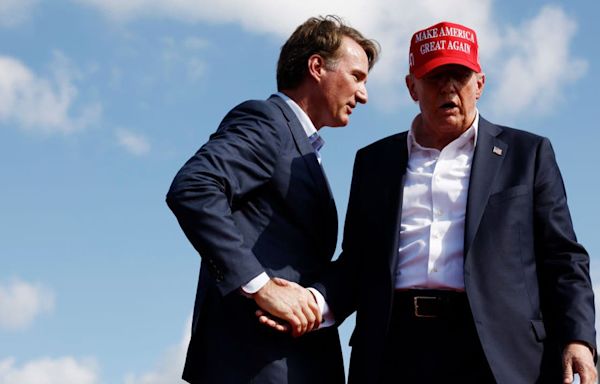 Trump campaigns with Gov. Glenn Youngkin in Virginia