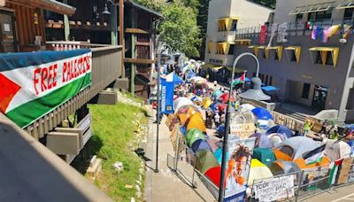 Students form Palestine solidarity camp at UC Santa Cruz