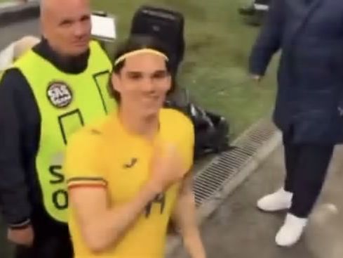 Ianis Hagi serenaded in Rangers sing song as Irish fans live it up with star despite Ibrox end game approaching