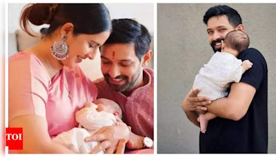 Sheetal Thakur drops adorable photo of Vikrant Massey and son Vardaan as they celebrate first Father's Day | - Times of India