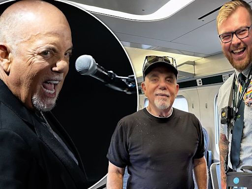 Billy Joel hops on a train for his first ever gig in Cardiff