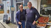 Stanley Tucci spotted 'squeezing courgettes' in Cornwall