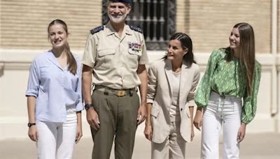 Así será el reencuentro de la princesa Leonor con sus padres este sábado en Zaragoza