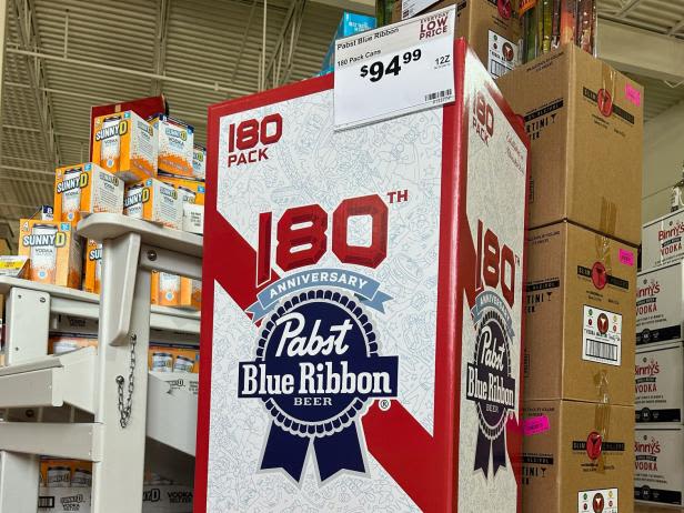 Pabst Blue Ribbon Is Selling 180-can Cases of Beer This Summer