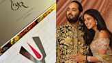 Anant Ambani and Radhika Merchant gifted a Mantra Chants book to guests on Aashirwad ceremony, see pics