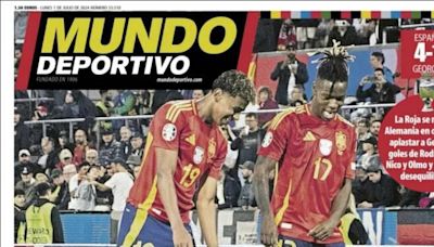 Rodri, Fabián, Nico y Olmo, protagonistas de las portadas deportivas