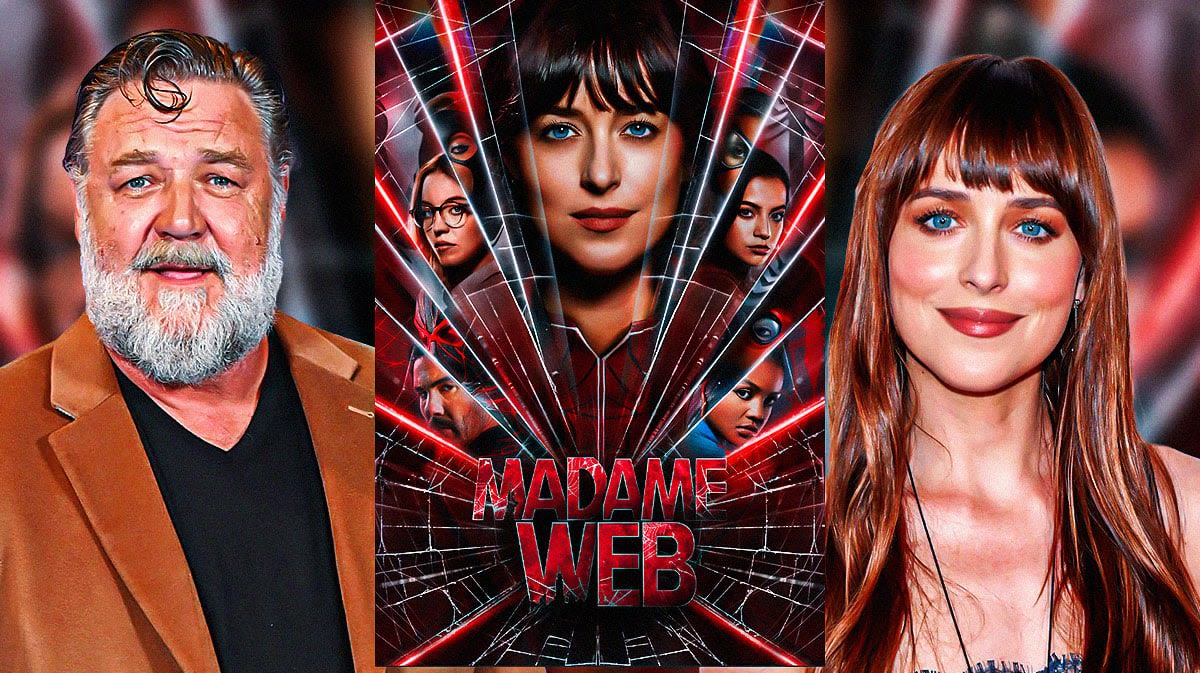 Russell Crowe slams Dakota Johnson bashing Madame Web