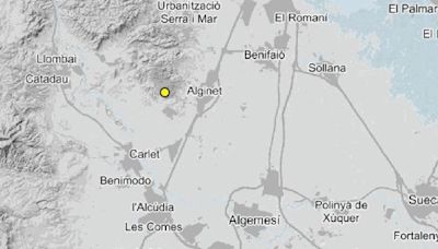 Alginet registra un xicotet sisme d'1,7 graus