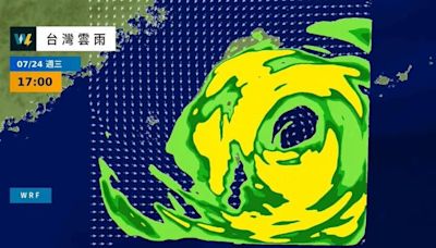 中颱凱米逼近！今可能海陸警齊發 明起連2天「暴風圈壟罩北台灣」