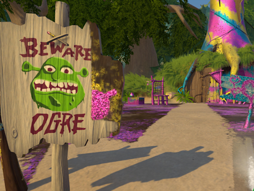 Shrek's home sprayable in PowerWash Simulator next month