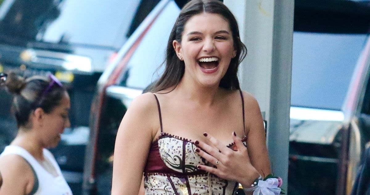 Looks Like Suri Cruise Had a Great Time at Prom