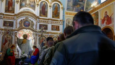 Ukrainians in embattled east mark third Easter under fire