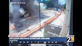 Explosion destroys downtown building