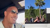 Dwayne Johnson delights fans as he crashes celebrity bus tour: ‘Did you guys go to my house yet?’