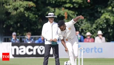 One-off Test: Four-wicket Ngarava puts Zimbabwe on top against Ireland | Cricket News - Times of India