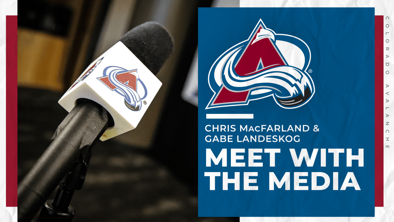 Chris MacFarland and Gabe Landeskog Meet With Media To Discuss 2023-24 Season | Colorado Avalanche