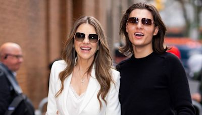 Liz Hurley 'nearly arrested' as she made son chase ex Hugh Grant with 'dagger'