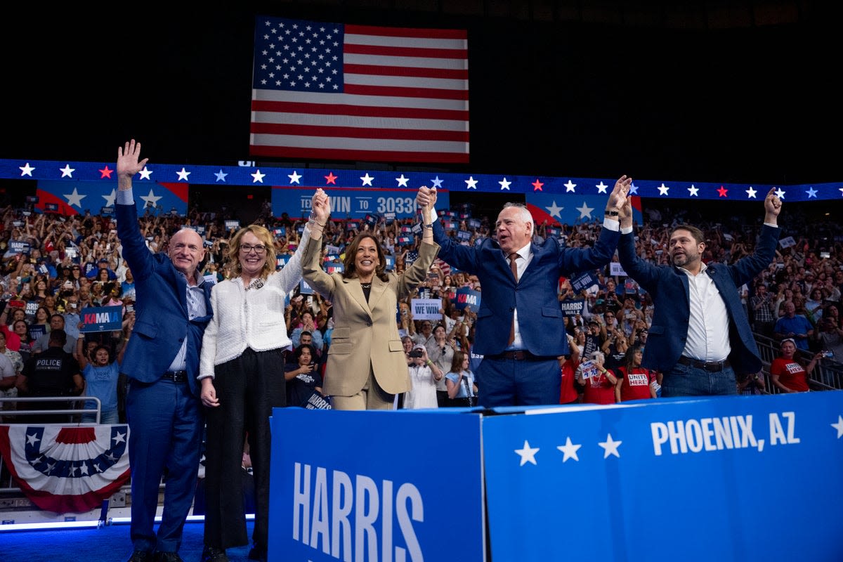 Republicans keep saying Harris is in the ‘honeymoon’ phase. But her crowds and momentum keep growing