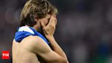 'Football gods don't smile on us': Luka Modric laments Mattia Zaccagni's 98th-minute equalizer in Croatia vs Italy Euro 2024 draw | Football News - Times of India