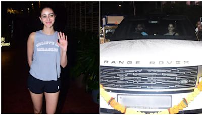 Ananya Panday buys luxurious Range Rover worth Rs 3.38 crore. Watch