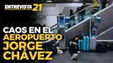 Caos en el Aeropuerto Jorge Chávez: Carlos Gutiérrez de AETAI sobre los 215 vuelos retrasados