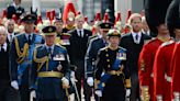 Members of the Royal Family Join King Charles Behind Queen Elizabeth's Coffin for Procession