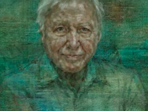 Jonathan Yeo Paints a Verdant Green Portrait of Sir David Attenborough