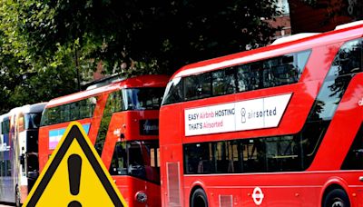 Seven bus routes will change in London this weekend