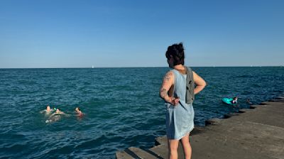 Chicago’s beach season is over … or is it? Lake Michigan temps are breaking records.