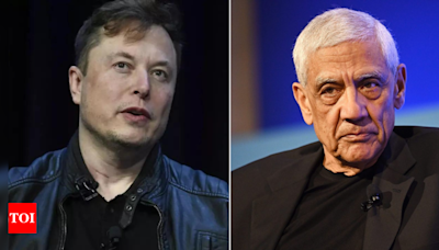 Elon Musk calls Vinod Khosla 'dumb' in Twitter feud over Argentina’s economy - Times of India