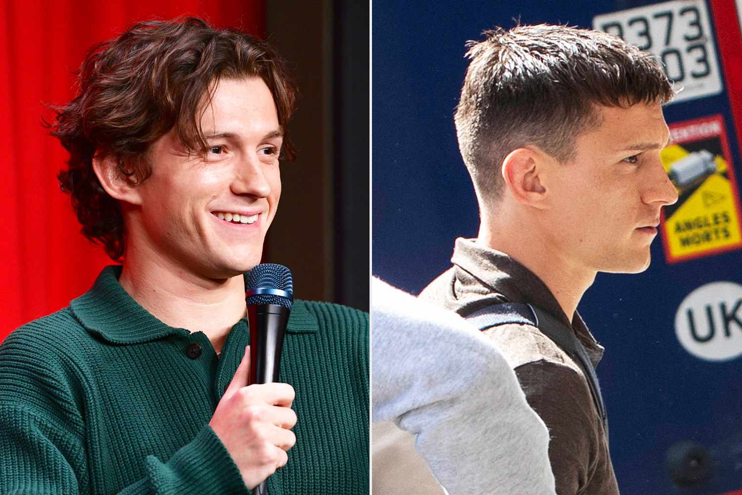Tom Holland Ditches His Signature Curls for a New Shorter Hairstyle Ahead of “Romeo & Juliet” Role in London